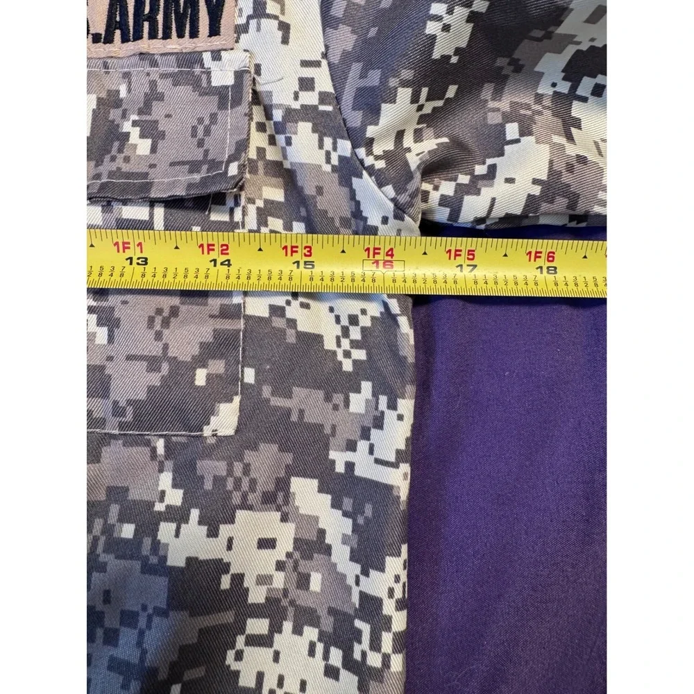 Kids US Army Digital Camo 2 Piece Uniform Set Jacket Pants Size Medium Costume